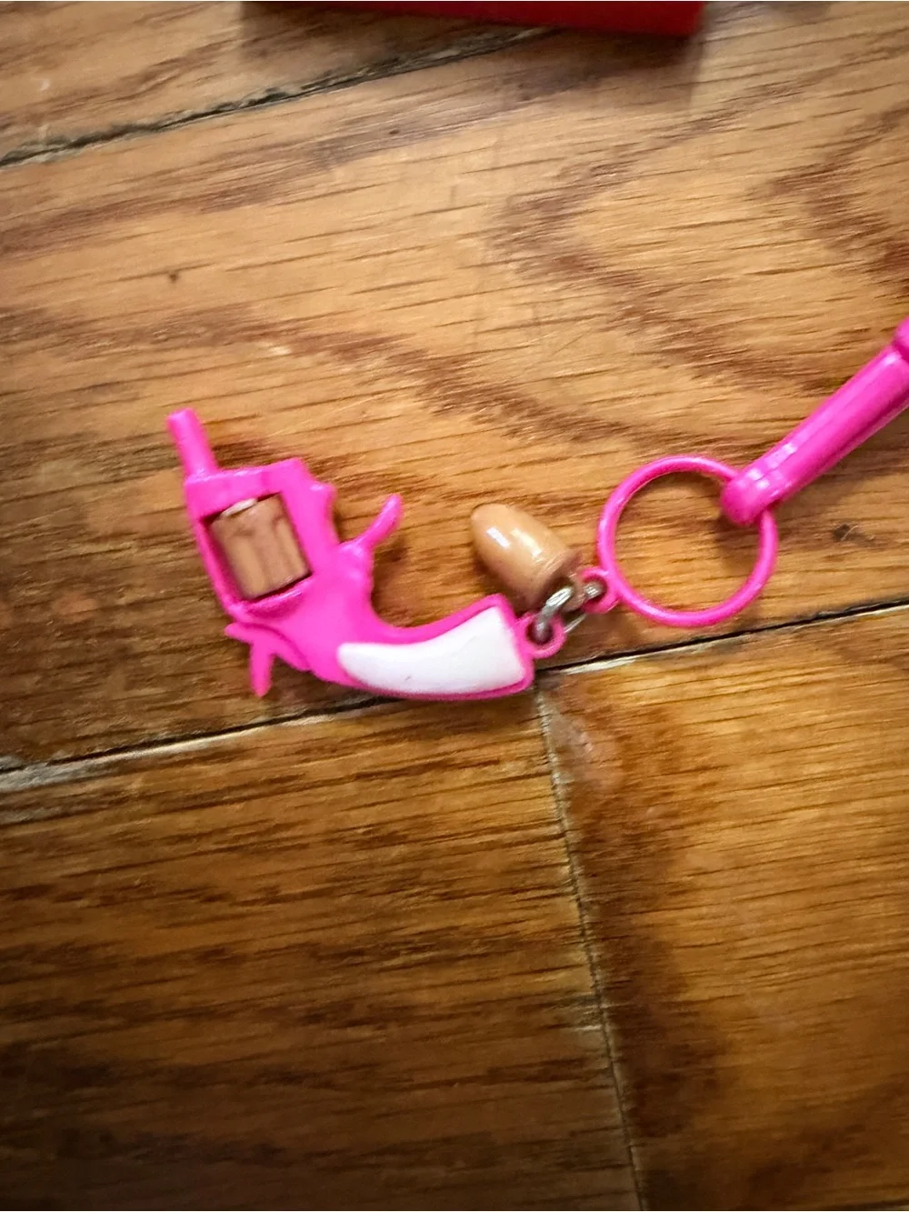 Vintage plastic bell Charm Necklace/belt